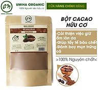 Bột Cacao nguyên chất UMIHOME (35g) mặt nạ bột đắp mặt dưỡng trắng da loại bỏ thâm nám hiệu quả tại nhà