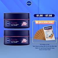 Combo 2 Kem Dưỡng Nivea Ngọc Trai Làm Sáng Da Ban Đêm 50ml 5 in 1 Pearl Filler Pearl White Night Face Cream - 86740