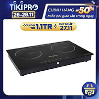 Bếp Điện Từ - Hồng Ngoại Đôi Kangaroo KG499N 3100W - Hàng chính hãng