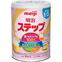 Sữa bột công thức Meiji Step Milk cho bé 1 đến 3 tuổi (800g) - Nhập khẩu Nhật