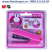 Bộ bấm kim số 10 + hộp kim M&G - 91626 màu hồng
