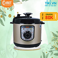 Nồi Áp Suất Điện Nắp Rời Comet CM6156C (6.0 Lít) - Màu ngẫu nhiên - Hàng Chính Hãng