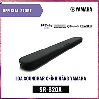 Loa Soundbar Yamaha SR-B20A - Âm thanh vòm 3D với DTS Virtual:X - Bluetooth 4.2 - Hàng Chính Hãng
