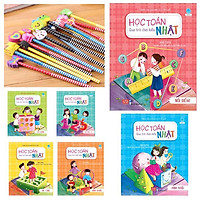 Học toán qua trò chơi kiểu Nhật (Combo bộ 6 cuốn Tặng 01 bút chì xinh xắn)