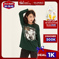 Áo tay dài in loang GUMAC ATB1123
