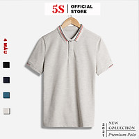 Áo Thun Nam Có Cổ 5S (3 màu) Tay Ngắn, Chất Liệu Thun Cotton Premium Co Giãn, Thấm Hút Mồ Hôi (APC21004)