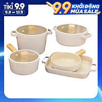 Bộ nồi chảo Neoflam Fika 5 món