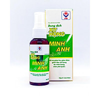 TPBVSK Dung Dịch Xịt Họng Minh Anh: Hỗ trợ giảm ho, đờm, đau rát họng do viêm họng, viêm phế quản.