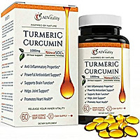Turmeric Curcumin NovaSOL Softgels More Potent Than Bioperine - Inflammation, Joint Pain Relief Support Supplement - 185x Bioavailable Than Turmeric Black Pepper Capsules – Best Natural Extract Pills