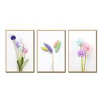 Decal dán tường bộ 3 khung tranh đẹp Tipo_007