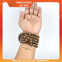 Vòng Tay Trầm Hương 108 Hạt 10mm Size Nam - Tụng Niệm Phật - An Yên - Bình An - Tĩnh Tâm Trầm Tốc Tự Nhiên Lạc Việt