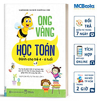 Sách Ong Vàng Học Toán Dành Cho Trẻ 4-6 Tuổi - Tập 2
