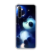 Ốp lưng dẻo cho điện thoại REALME 6 - 0294 PANDA - Hàng Chính Hãng