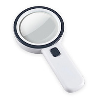 Handheld Magnifier Magnifying Glass Lens 30X with 12 LED Light for Reading Inspection Jewellery Hobbies Crafts