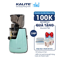Máy ép chậm Kalite KL 598, ép rau củ quả kiệt và êm - Hàng chính hãng
