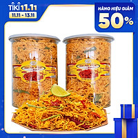 COMBO 2 HŨ KHÔ GÀ LÁ CHANH (GÀ CHÀ BÔNG CAY) ĐẶC BIỆT - MỖI HŨ 200G