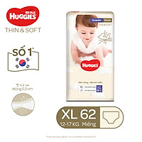 Tã quần cao cấp Hàn Quốc Huggies Thin & Soft Super Jumbo L72/XL62/XXL46