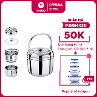 Nồi ủ nhiệt inox Mishio MK187 5.4L - Hàng chính hãng