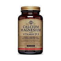Viên Uống Bổ Sung Canxi Và Vitamin Solgar Canxi Magie Vitamin D3