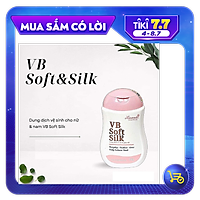 Dung dịch vệ sinh Phụ Nữ Hanayuki màu hồng VB Soft Silk - ddvs Hana phiên bản mới