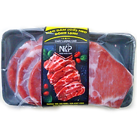 Nạc dăm cắt 1CM đông lạnh - 1kg