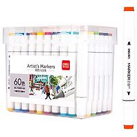 Bút Màu Marker Hai Đầu Cao Cấp Deli 70801