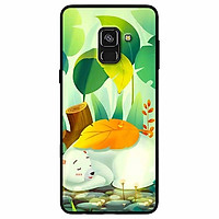 Ốp lưng dành cho Samsung A8 Plus mẫu Gấu Ngủ Đông