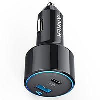 Củ Sạc Anker 2 Cổng Cho Điện Thoại Trên Xe Hơi / Xe Ô Tô 30W Powerdrive Speed+ Duo Hỗ Trợ Sạc Nhanh PIQ 1.0 + Power Delivery Tích Hợp USB Type-C - A2227 - Hàng Chính Hãng