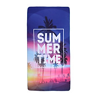 Quick-drying bath towel outdoor sports towel quick-drying beach towel gradient coconut tree non-stick sand beach towel