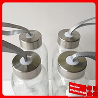Bình Thủy Tinh Detox Dung Tích 500Ml (Set 5 Bình) - Loại Tốt