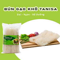 Combo 2 Gói Bún Gạo Tanisa - Sợi bún dai ngon bổ dưỡng, không chất bảo quản, an toàn cho sức khỏe - Đạt Tiêu Chuẩn Chất Lượng FDA Hoa Kỳ