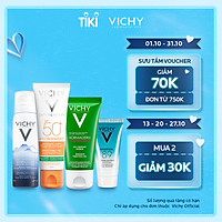 Bộ Sản Phẩm Chăm Sóc & Bảo Vệ Da Dầu Mụn VICHY Capital Soleil Mattifying 50ml