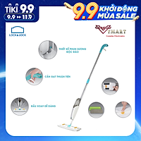 Cây Lau Nhà Dạng Đứng Lock&Lock ETM461 (26 x 12.8 cm) - Trắng Phối Màu