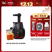Máy ép trái cây Tefal/ Máy ép chậm Tefal ZC150838 - Công suất 150W - Dung tích 0.8L - Ống dẫn kích thước lớn - Giữ trọn dinh dưỡng - Hàng chính hãng