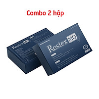 Combo 2 hộp Tăng cường sinh lý nam 1h Rostex MG bổ thận, kéo dài thời gian - Xanh 10 viên