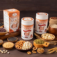 Bột ngũ cốc lợi sữa Quê Việt Hộp 500 Gr