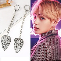 Bông tai khuyên tai V BTS trái tim cá tính