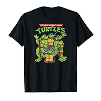 Áo thun cotton unisex in hình Teenage Mutant Ninja Turtles Classic Retro Logo Tee-Shirt-9207