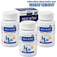 Combo 3 Hộp Great Height – Viên Uông Giúp Tăng Trưởng Chiều Cao