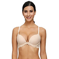 Hàng Mới Về Nữ Push Up Áo Lót Nội Y Đệm Mỏng Quần Lót Ren Lưng Y-Dòng 30 32 34 36 38 40 42 44 A B C D E Ly