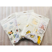 Combo 3 Bộ Quần Áo Trẻ Sơ Sinh Cao Cấp Sợi Cotton Fiber Bamboo Dành Cho Bé 3-6 Tháng Tuổi ( Màu Ngẫu Nhiên )