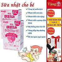 Sữa Nhật Cho Bé Tăng Cân Từ 0 Đến 1 Tuổi Meiji Hỗ Trợ Tăng Hệ Miễn Dịch, Tạo Hệ Tiêu Hóa Tốt Hấp Thụ Dưỡng Chất Hiệu Quả Giúp Bé Phát Triển Cân Đối Nhất Cả Về Chiều Cao, Cân Nặng, Trí Não - 2 Hộp x (24 Thanh x 5 Viên)