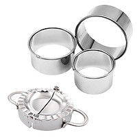1 Bộ Bánh Bao Bọc Cắt Máy Làm Bánh Bột Ăn Dặm RiDielac Vị Mặn Bò Rau Củ Khuôn Mẫu Cho Nhà Bếp