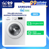 Máy giặt Samsung Inverter 8 kg WW80J52G0KW/SV