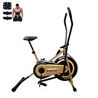 Xe Đạp Tập Thể Dục Liên Hoàn Tại Nhà Aguri AGA-208TN Chính Hãng + Kèm Máy Massage Xung Điện EMS