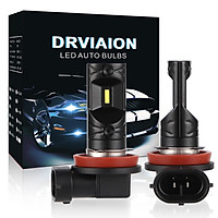 2PCS H11/H8/H9 80W 6500K LED Fog Light Bulbs Car Driving Lamp