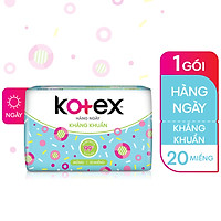 Băng Vệ Sinh Kotex Hằng Ngày Kháng Khuẩn 20 miếng
