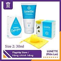 Bộ cốc nguyệt san Lunette (màu Vàng) kèm nước rửa và giấy lau chuyên dụng