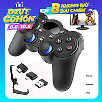 Tay cầm chơi game không dây cho Ps3 Android và máy tính 2.4G Gamepad Joystick Wireless Controller