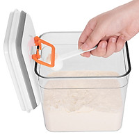 Hộp Bảo Quản Sữa Bột Thực Phẩm Hình Chữ Nhật 2,3 Lít ( Tương Đương 1 Kg Sữa Bột) - NÂU